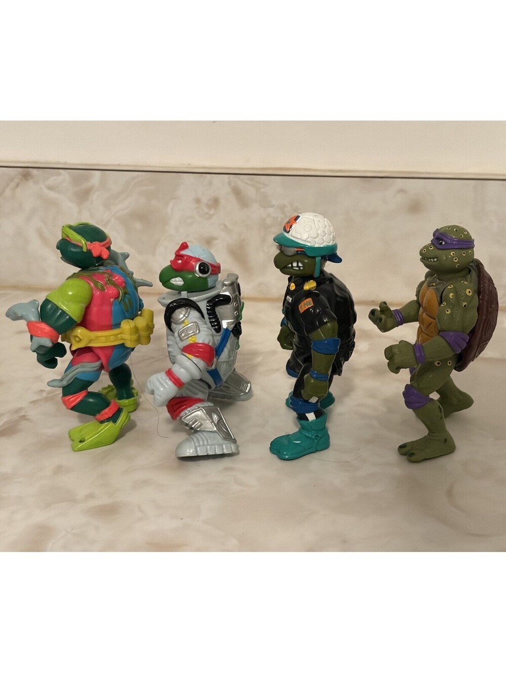 Lot of 4 Vintage 1990 1991 TMNT Teenage Mutant Ninja Turtles Action Figures Toys - Picture 5 of 9